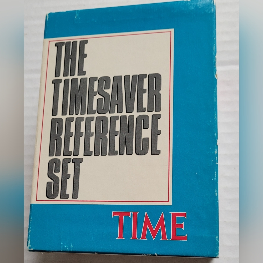 Vintage The Timesaver Reference Set 5 Volume Book Set By TIME 1986-87